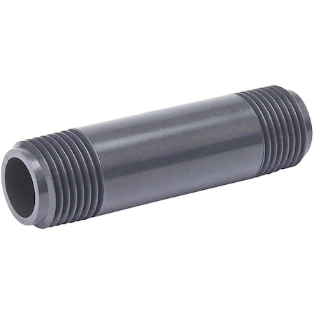 B & K 1-1/2 In. x 6 In. Schedule 80 PVC Nipple 407-060